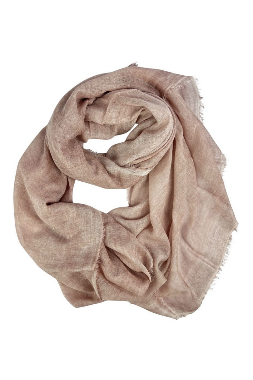 sciarpa con bordo in lurex 