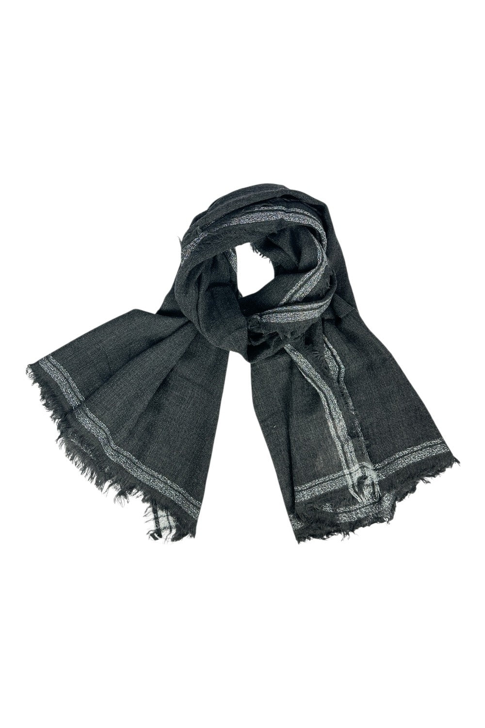 stola con bordo in lurex 
