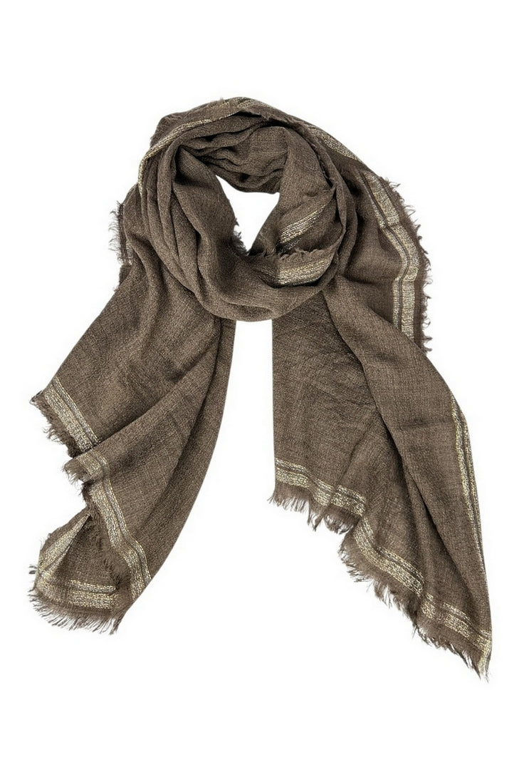stola con bordo lurex 