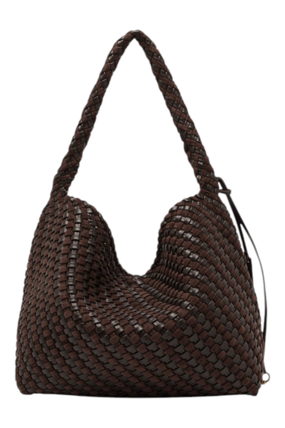 borsa  aurelie media intrecciata 
