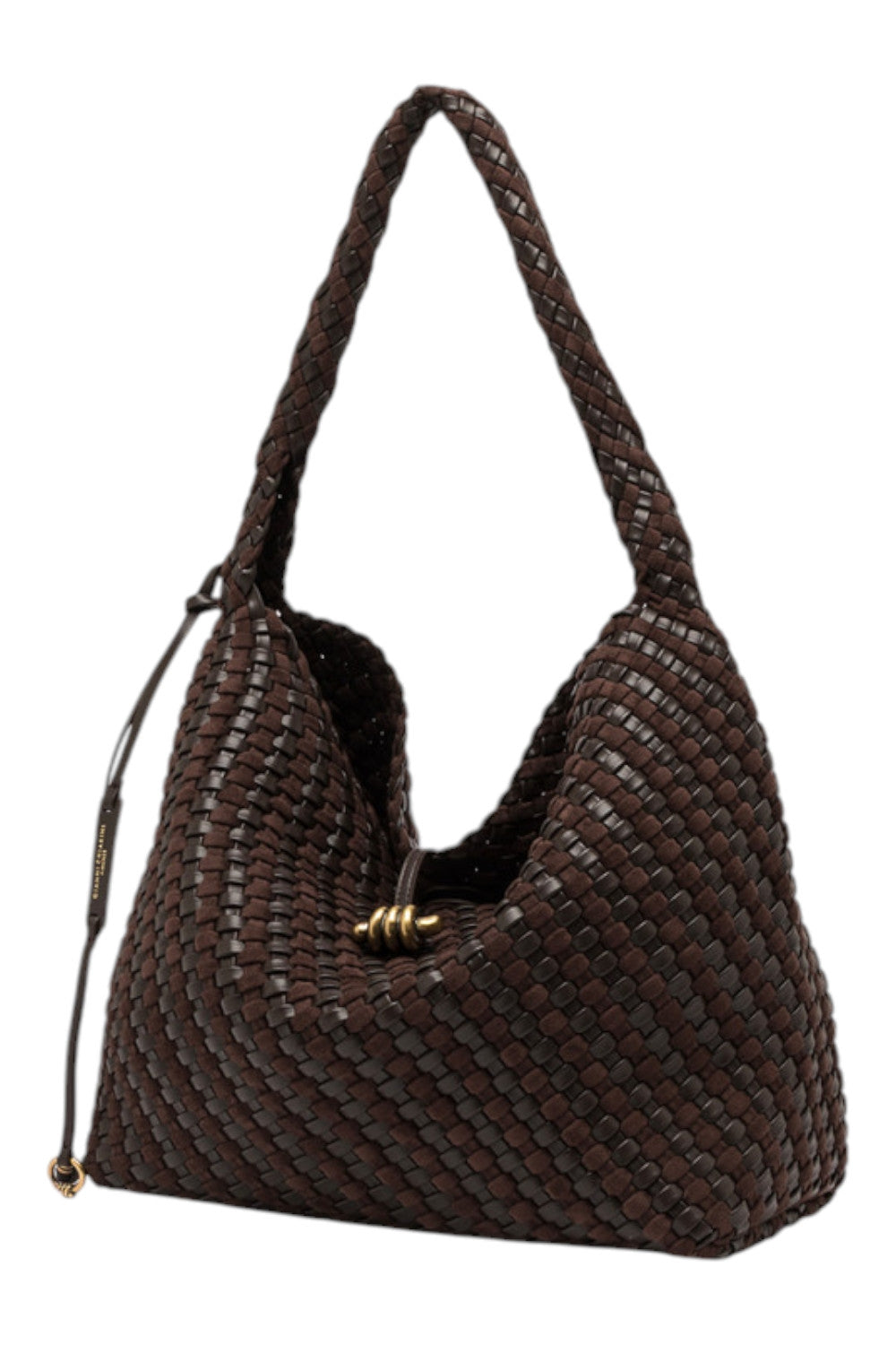 borsa  aurelie media intrecciata 