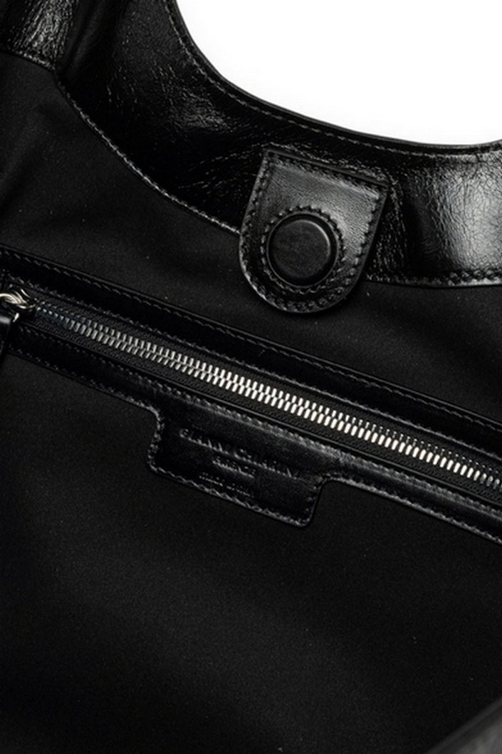 borsa dua grande con inserti intrecciati 