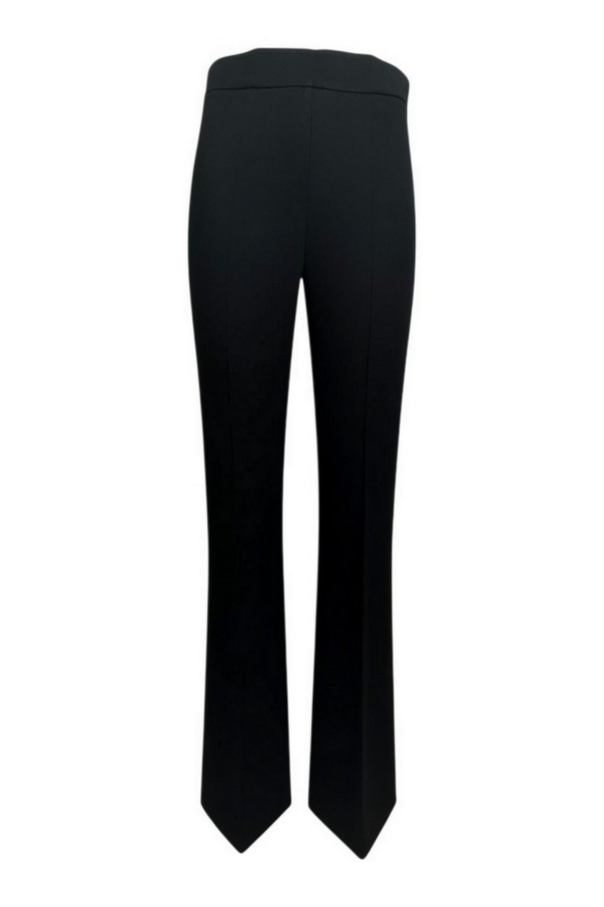 pantalone a zampa in crepe 