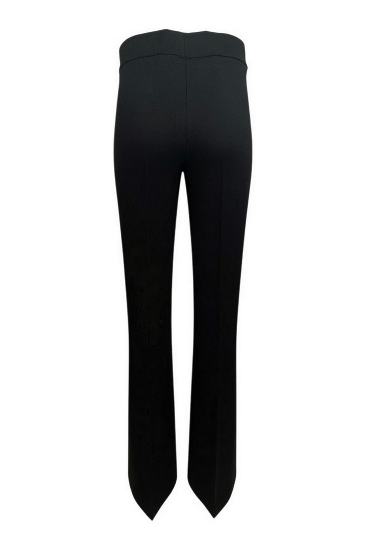 pantalone a zampa in crepe 