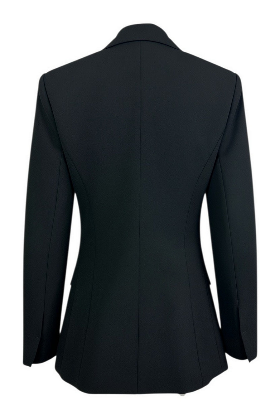 giacca monopetto in crepe 