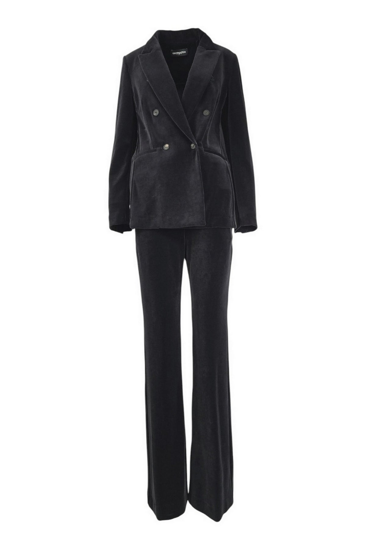 pantalone in velluto liscio 