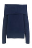 maglia in bouclet con collo roullet Gran Sasso