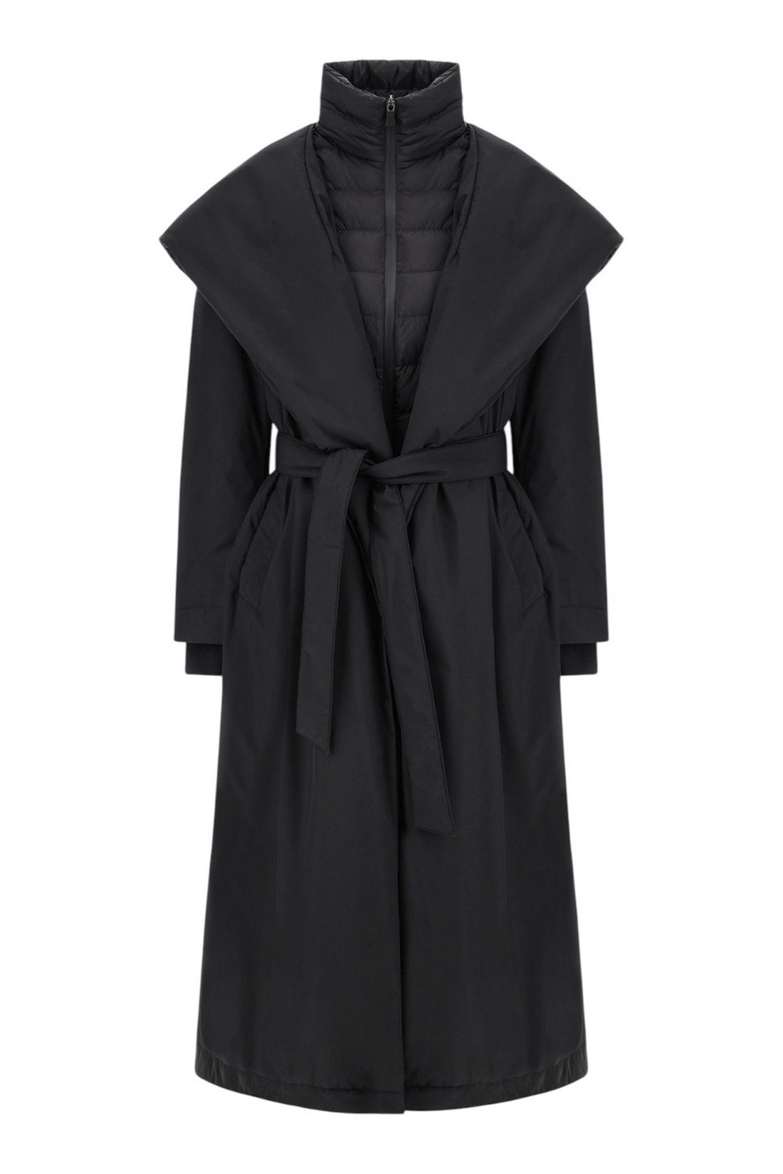piumino donna modello trench 
