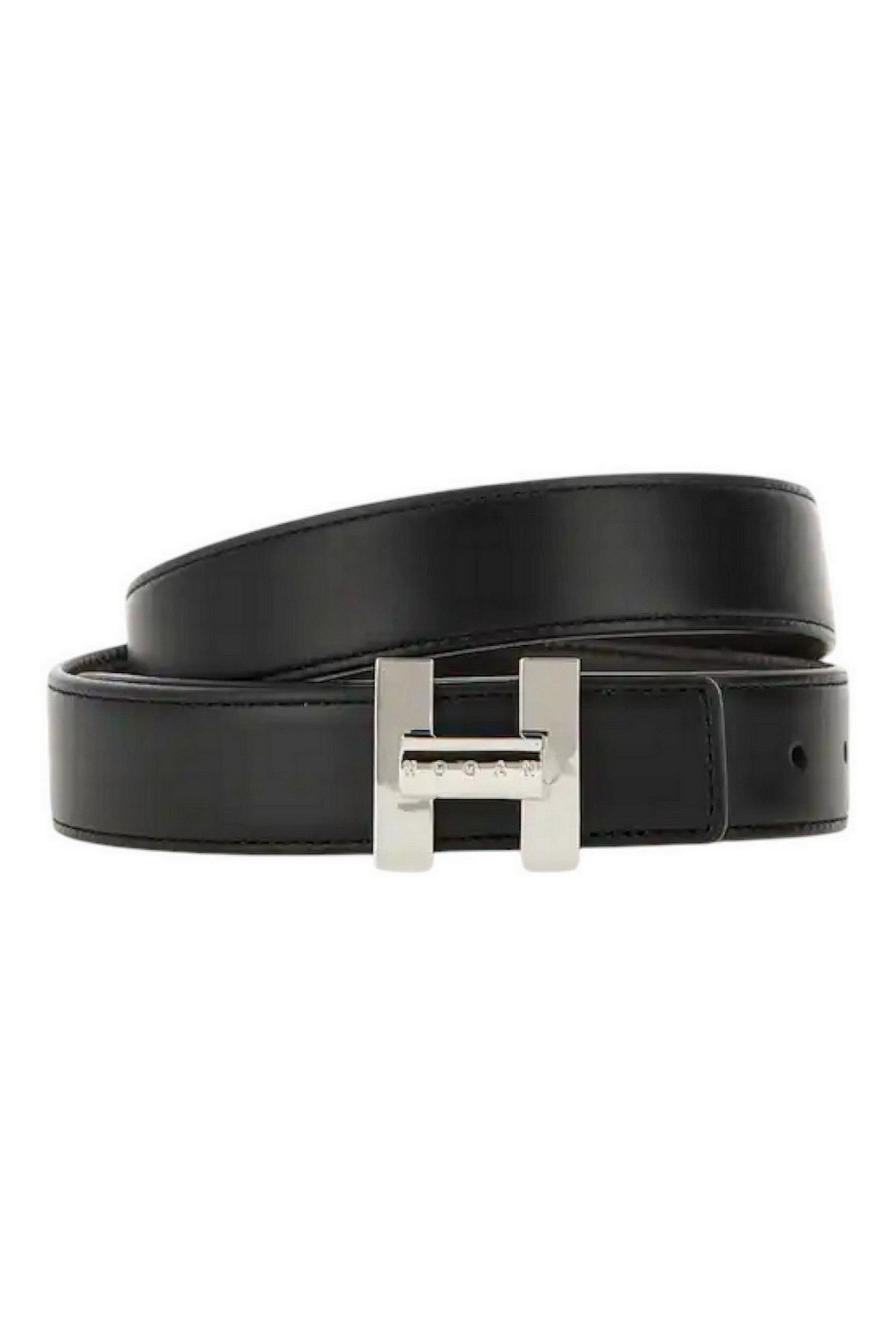 cintura donna fibbia h pelle 