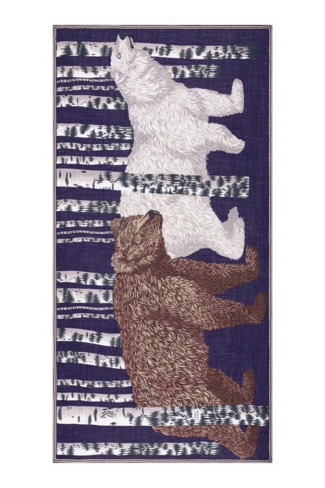 sciarpa fantasia orsi 100 x190 