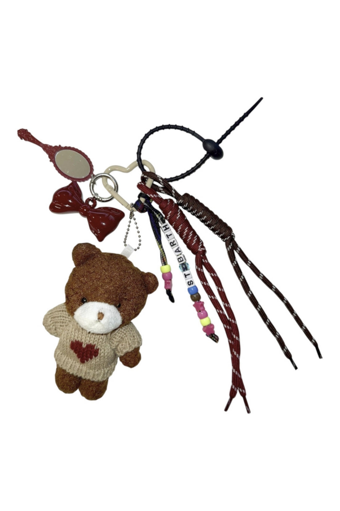 charm teddy bow 