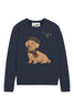 camisola de gola redonda com cão MC2 Saint Barth