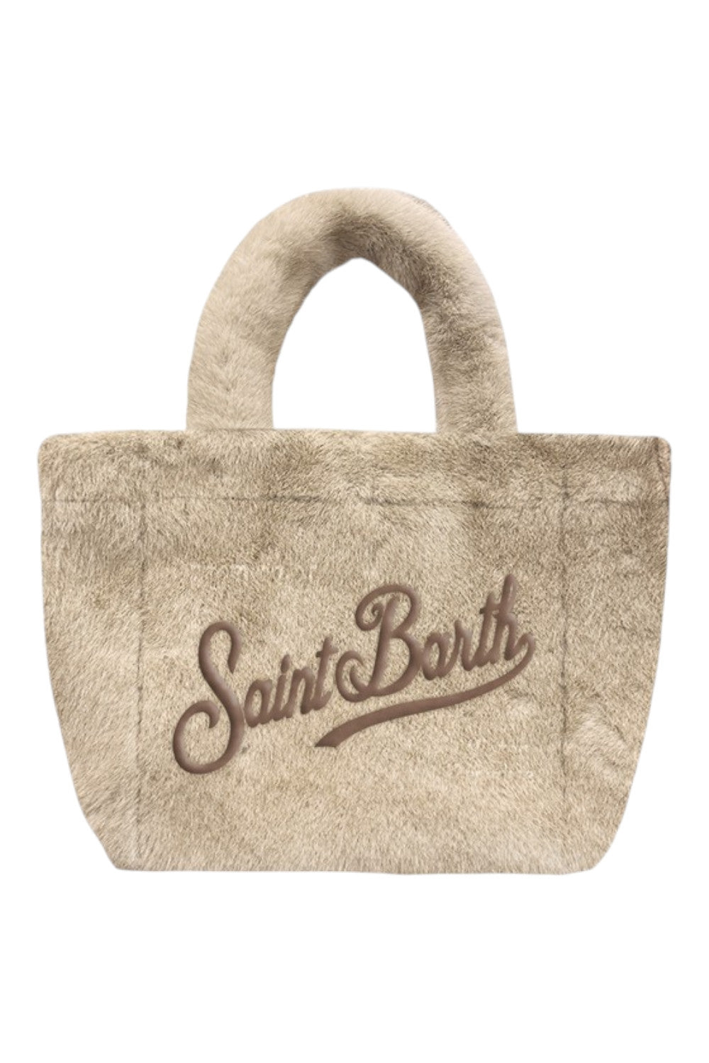 borsa vanity mini in ecopelliccia 