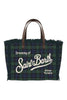 borsa vanity mini in lana scozzese MC2 Saint Barth