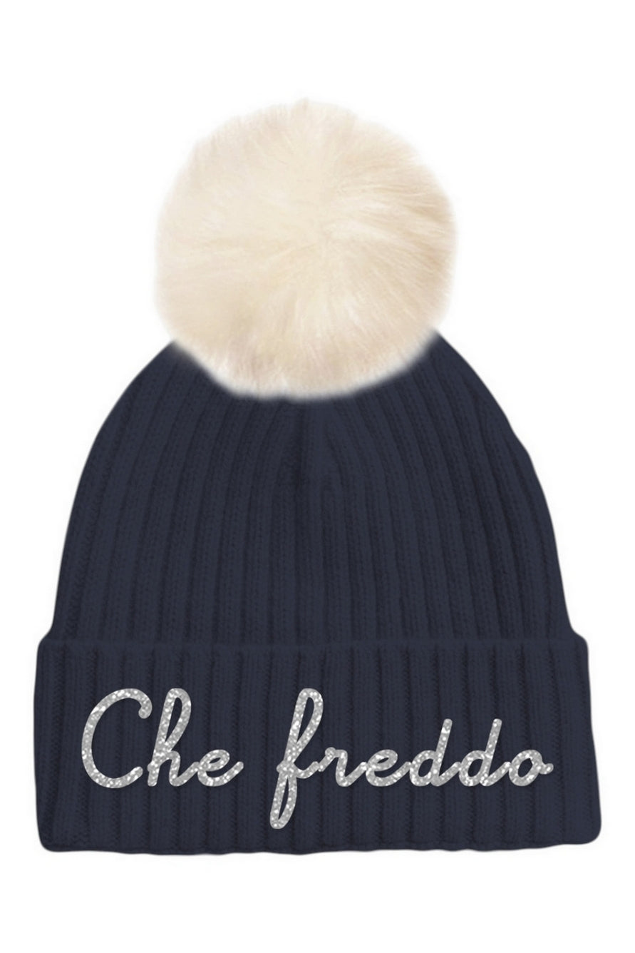 cappello con pon pon 