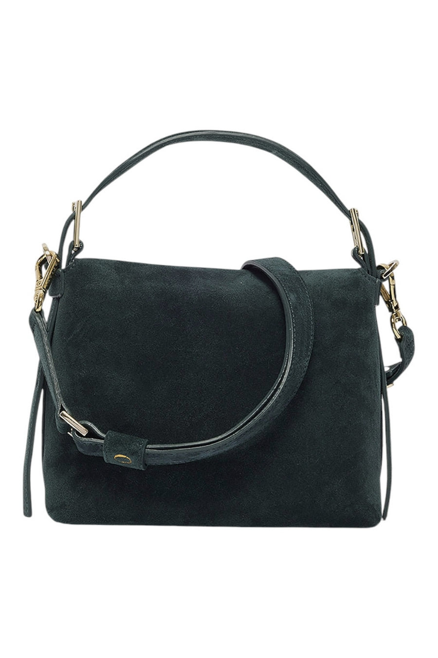 borsa donna nana piccola in camoscio 