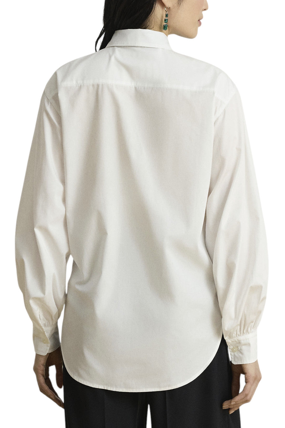 camicia con ruches e cravatta 
