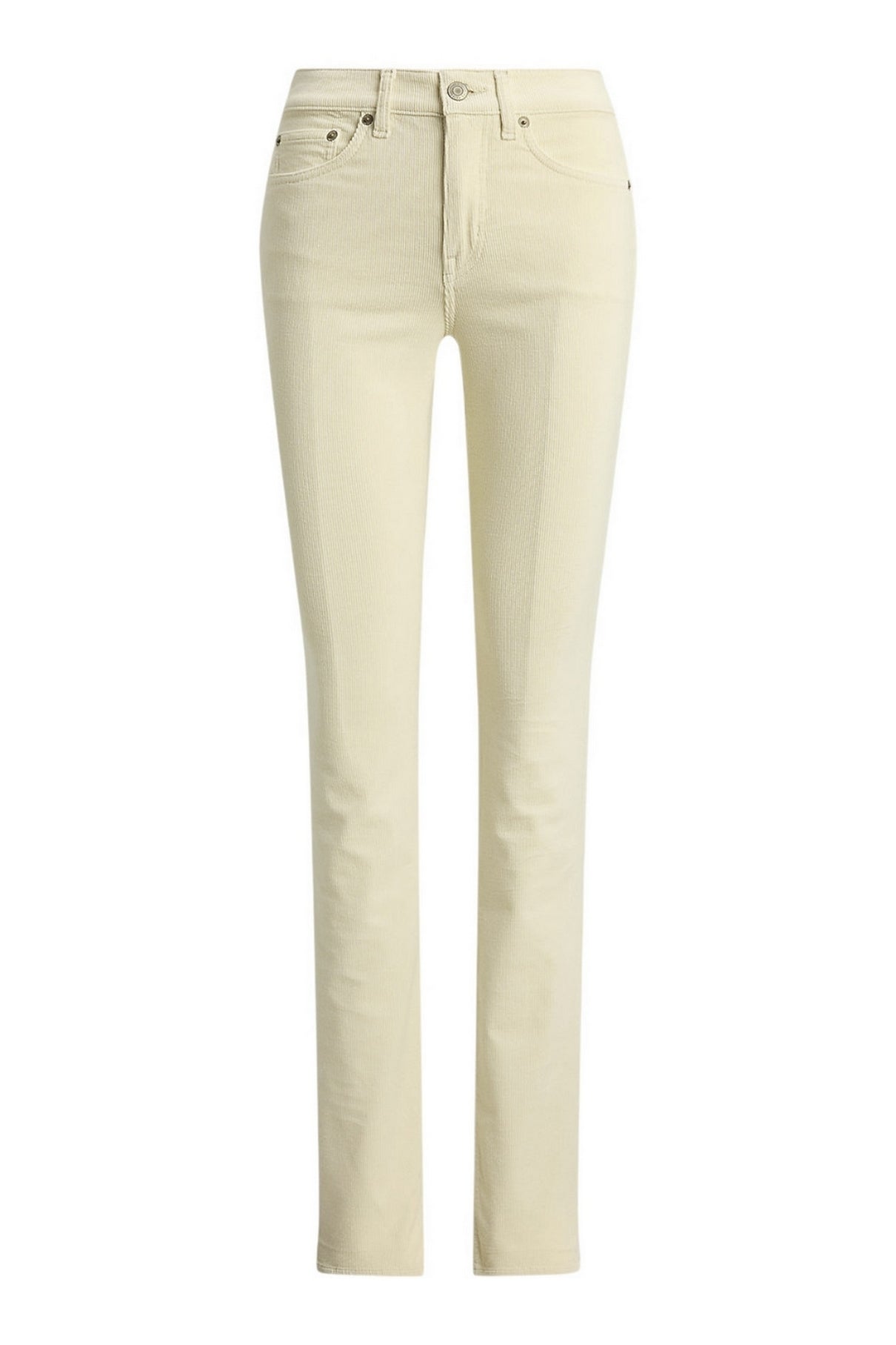 pantalone stretto in velluto 