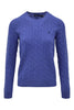 maglia girocollo a trecce Ralph Lauren