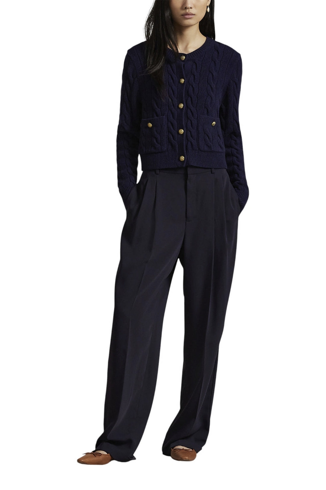 cardigan a trecce 
