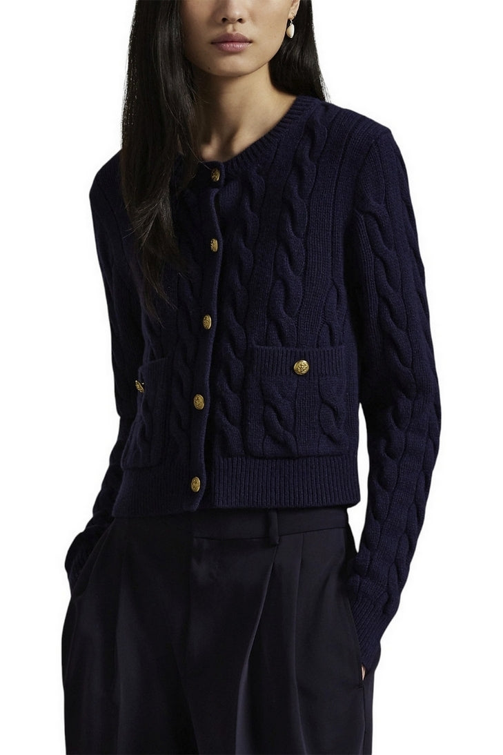 cardigan a trecce 