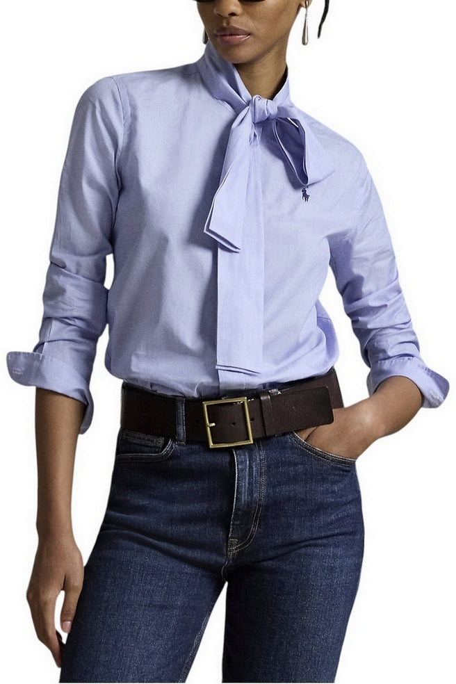 camicia donna fiocco 