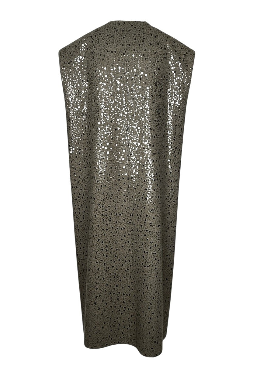 gilet lungo con paillettes 