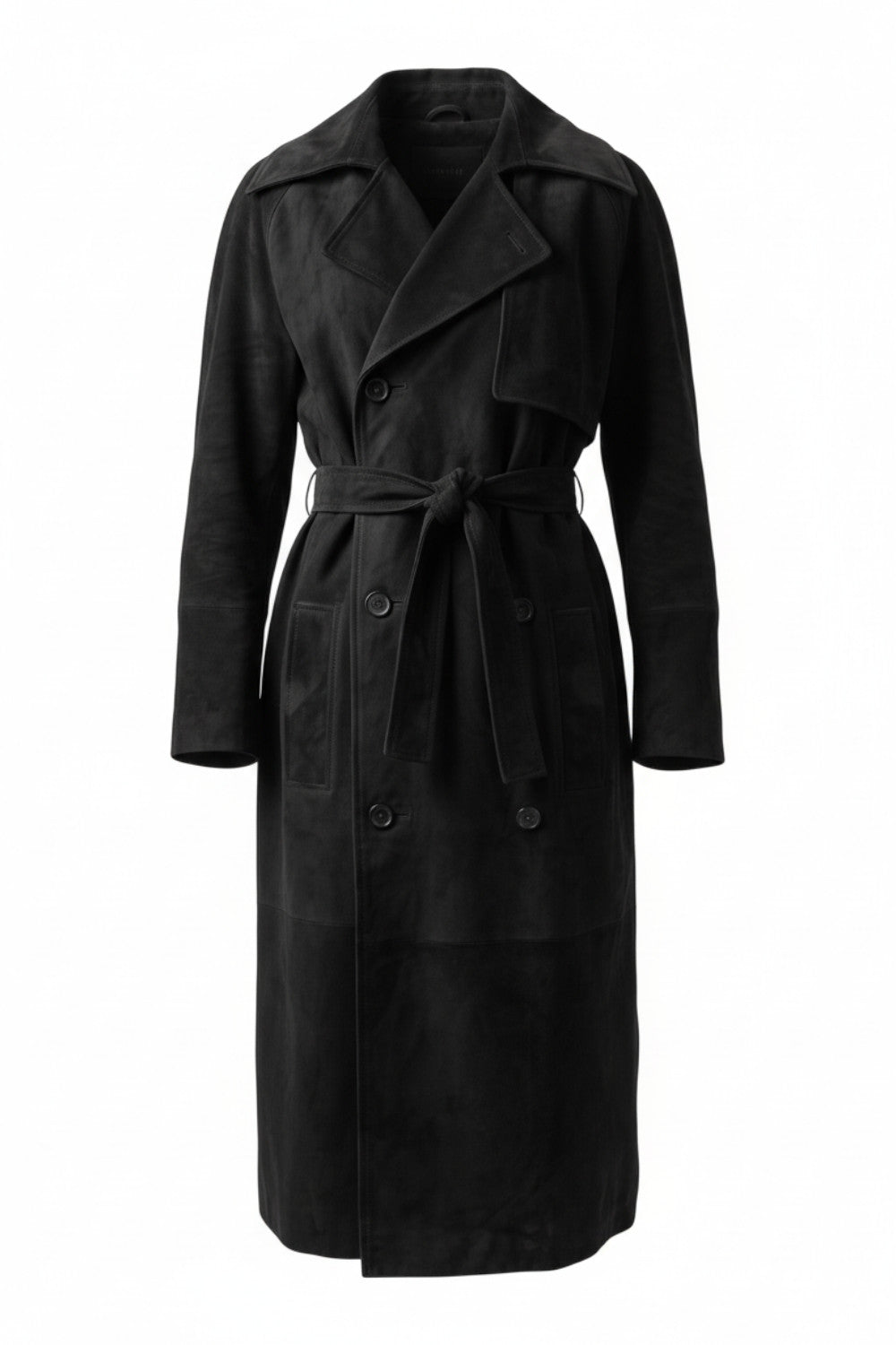 trench in camoscio 