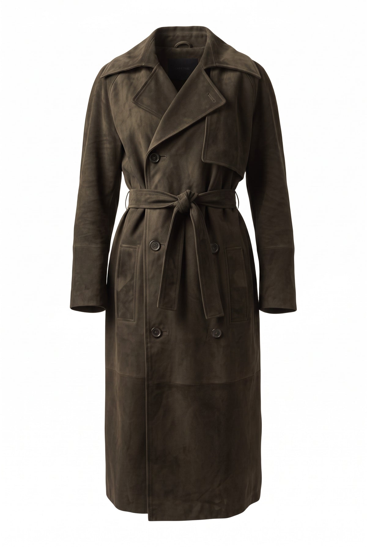 trench in camoscio 