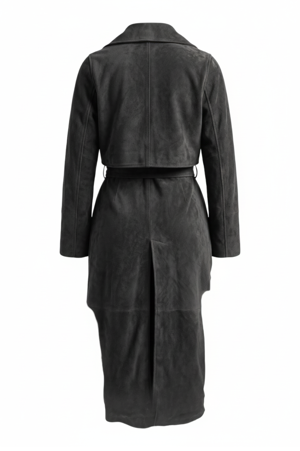 trench in camoscio 
