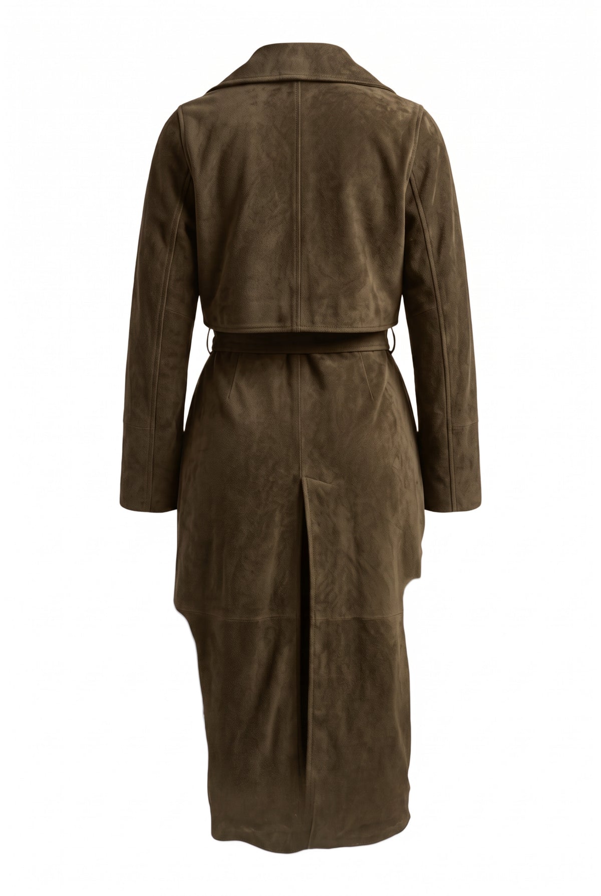 trench in camoscio 