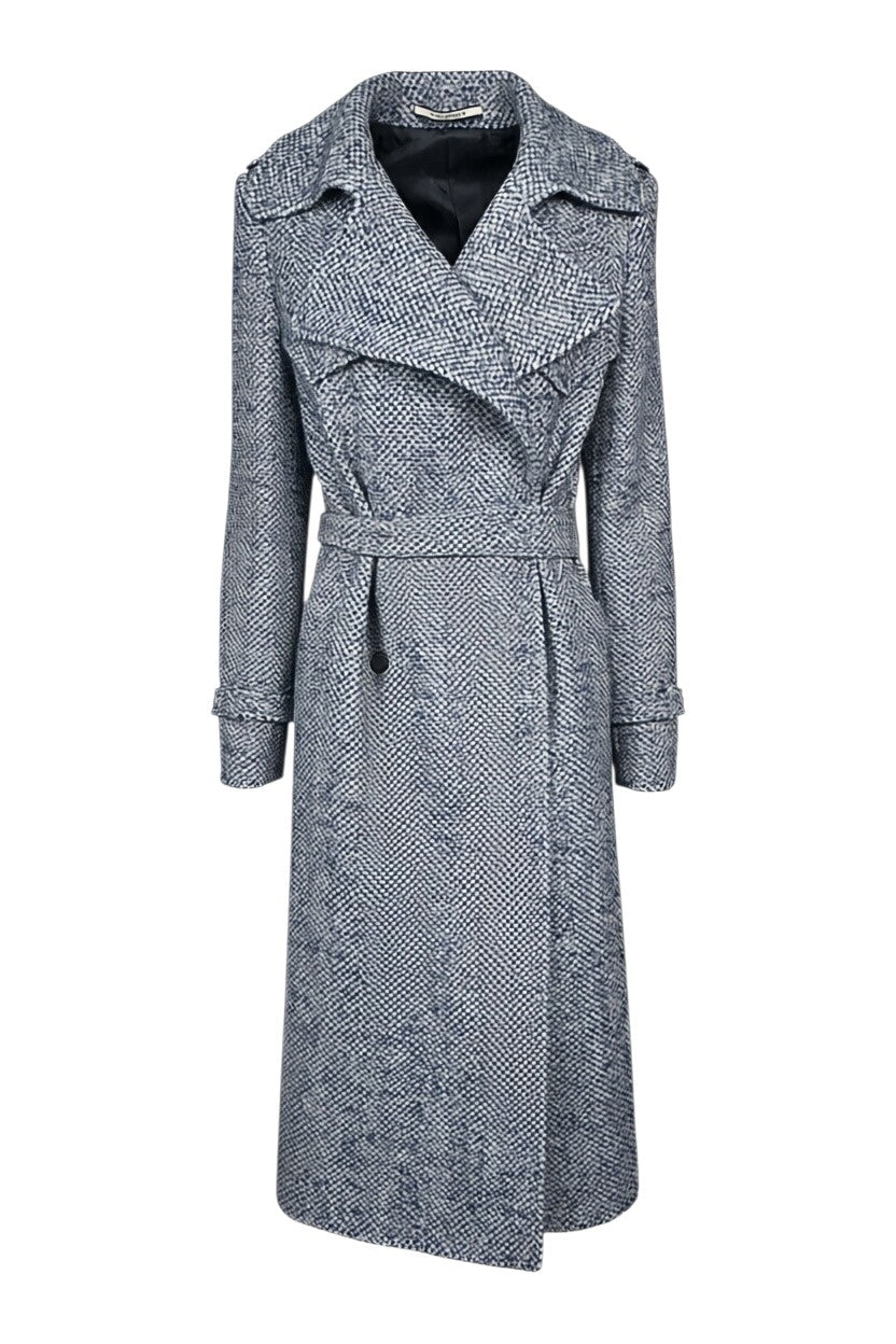 cappotto modello trench bottonato 