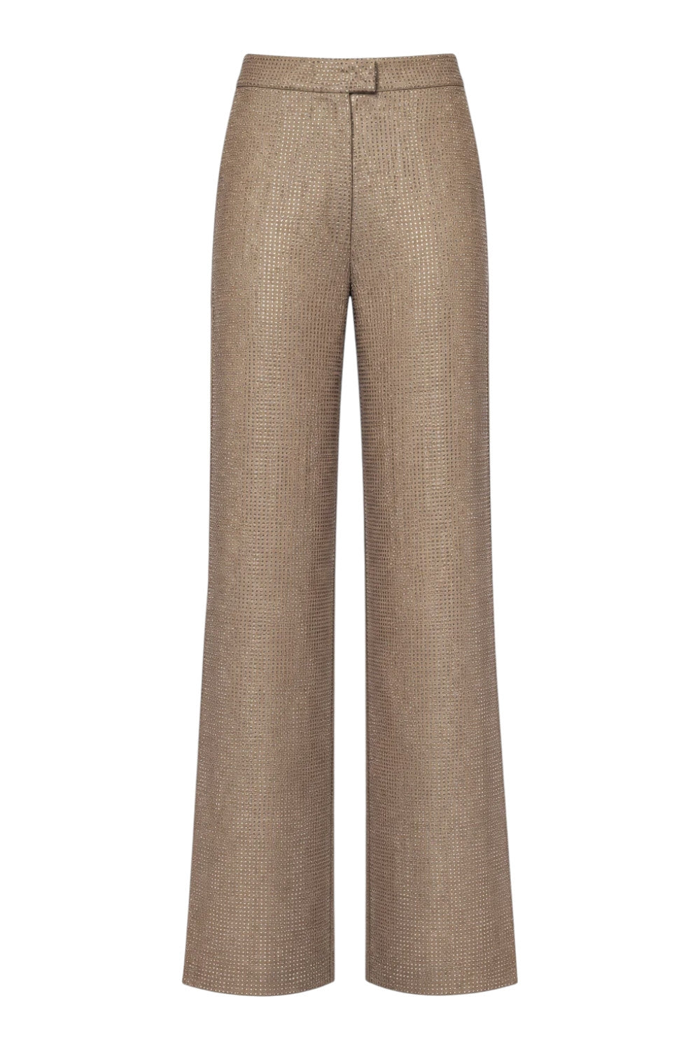 pantaloni con strass 