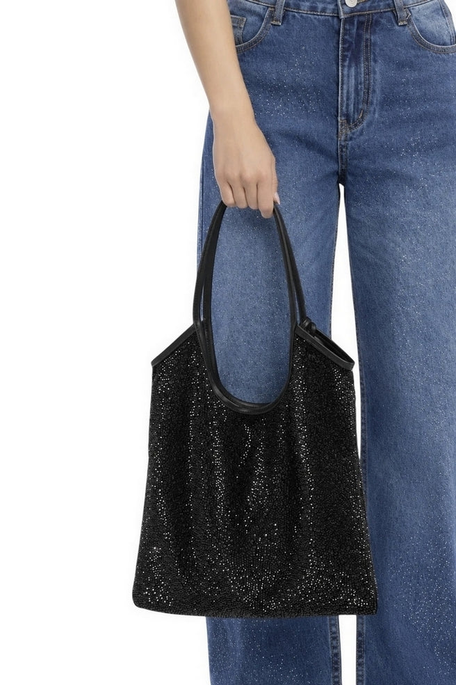 shopping nela maxi con strass 