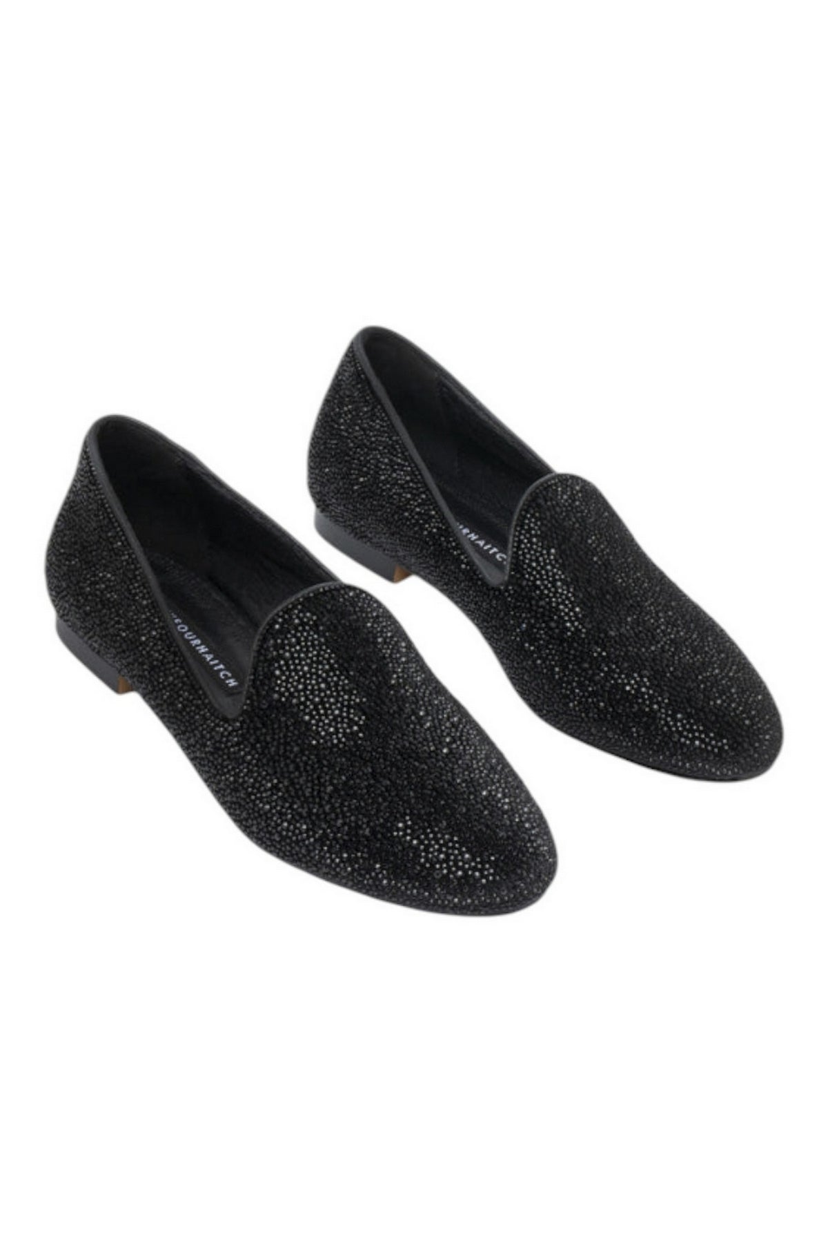 pantofola con strass 