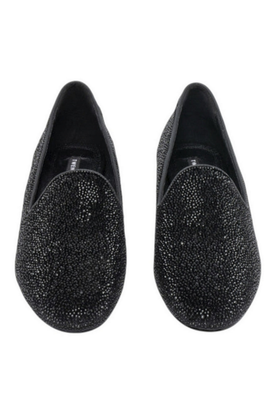 pantofola con strass 