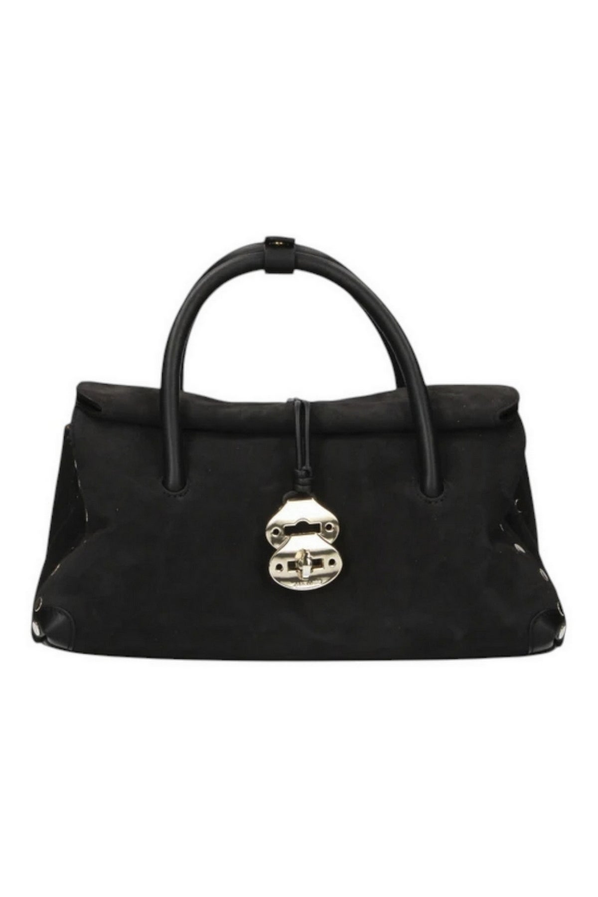 borsa dotta small in camoscio zashmere 