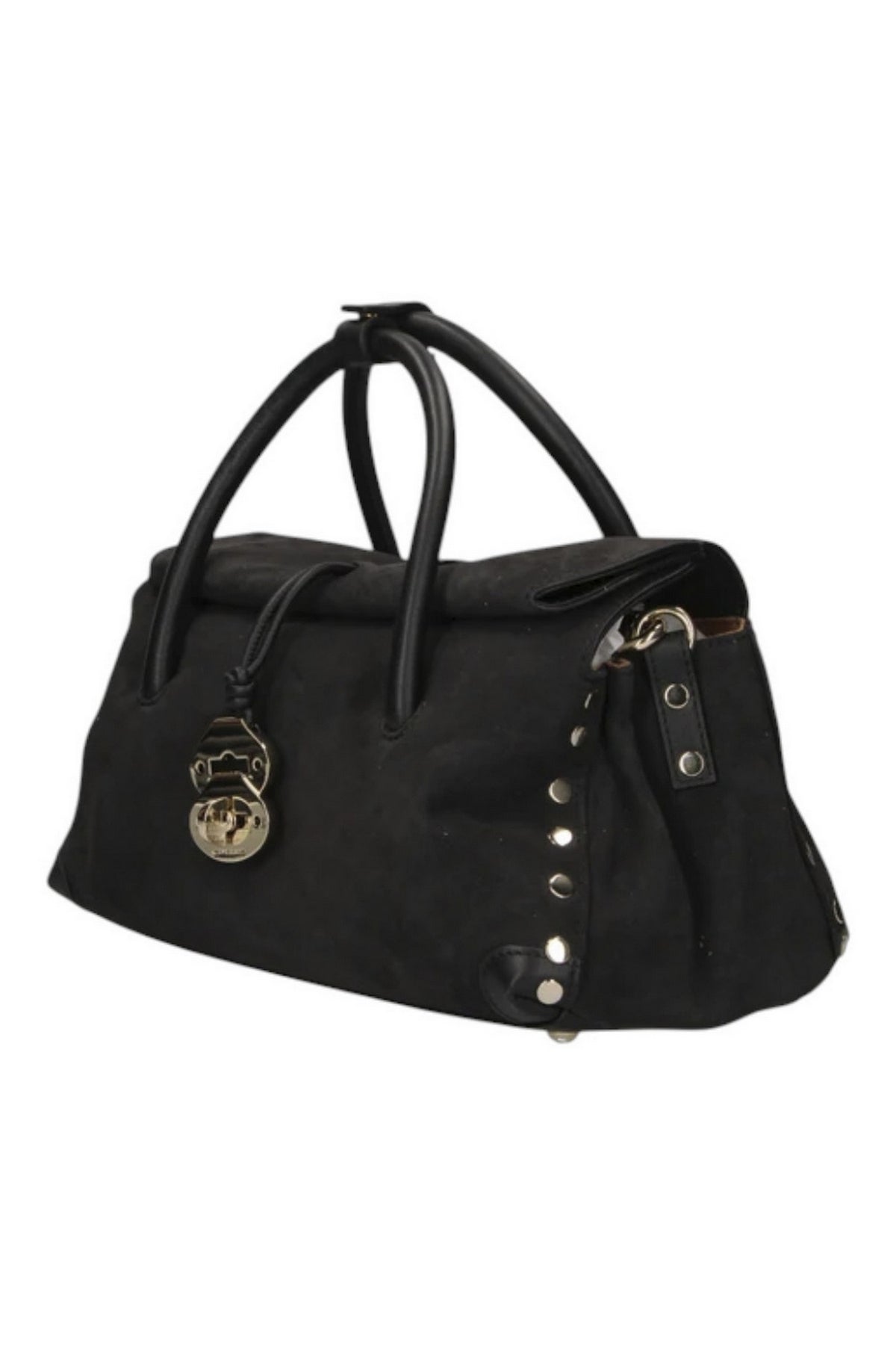 borsa dotta small in camoscio zashmere 
