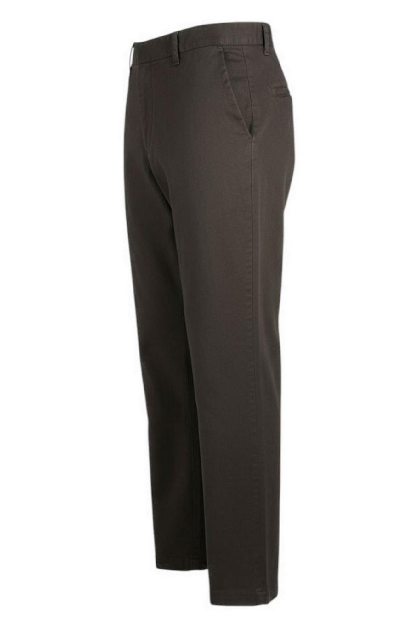 pantalone donna a sigaretta marrone 