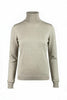cuello alto donna debajo de la chaqueta topo La fileria