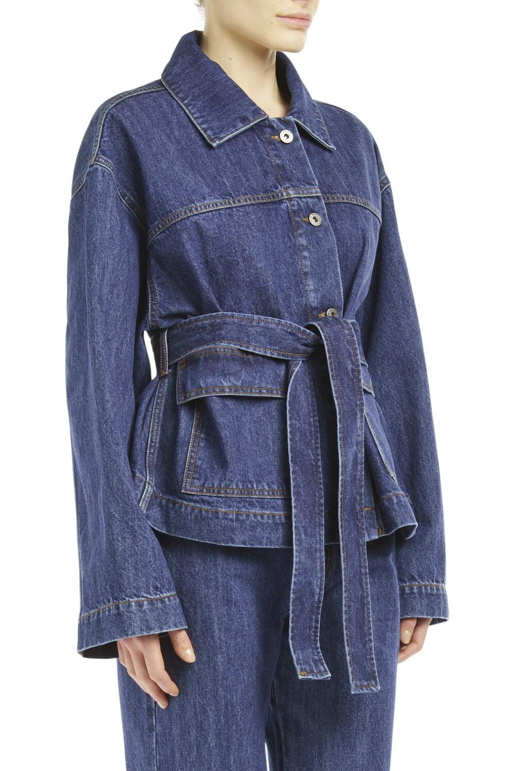 giacca donna sahariana in denim 