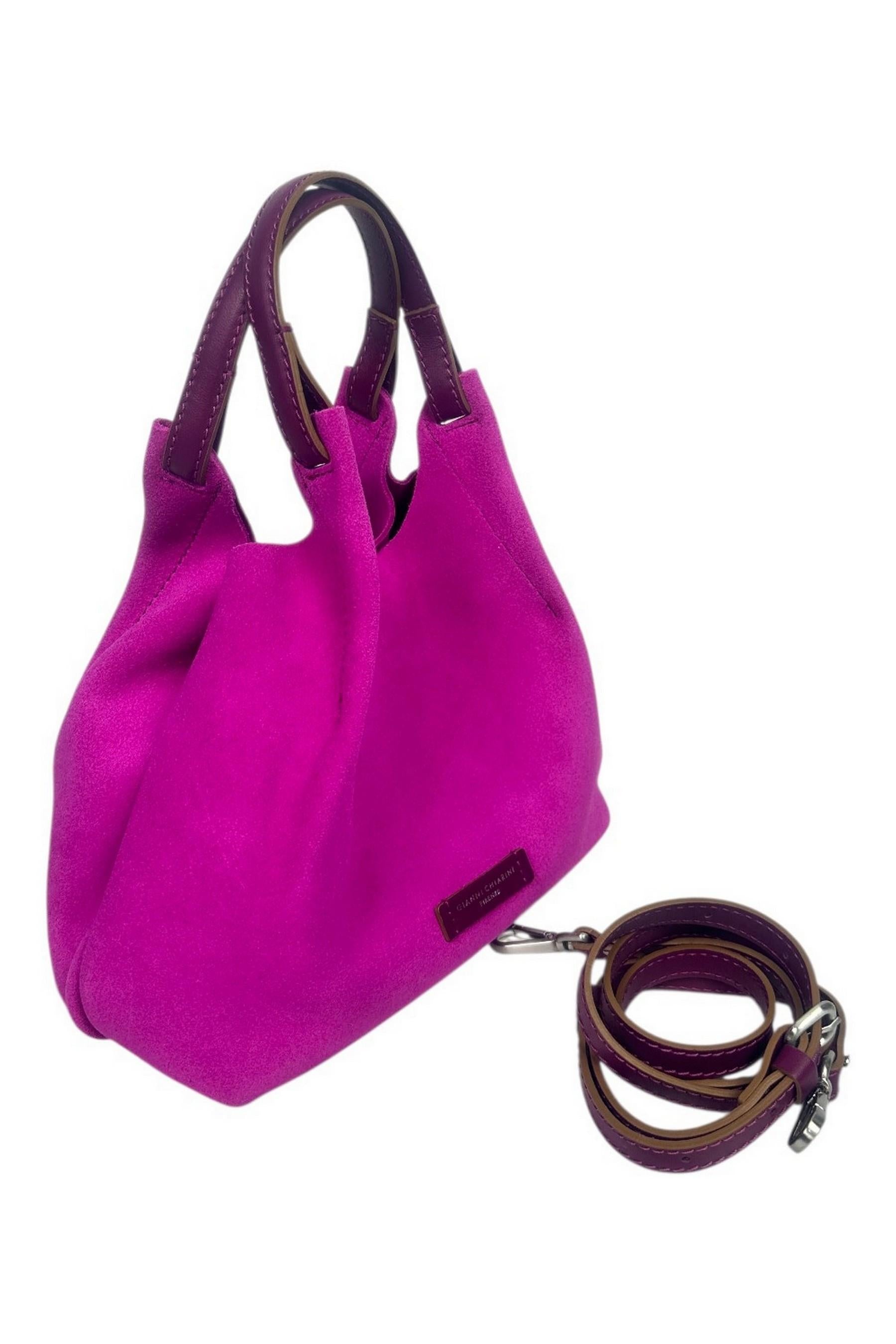 borsa donna dua media in camoscio 