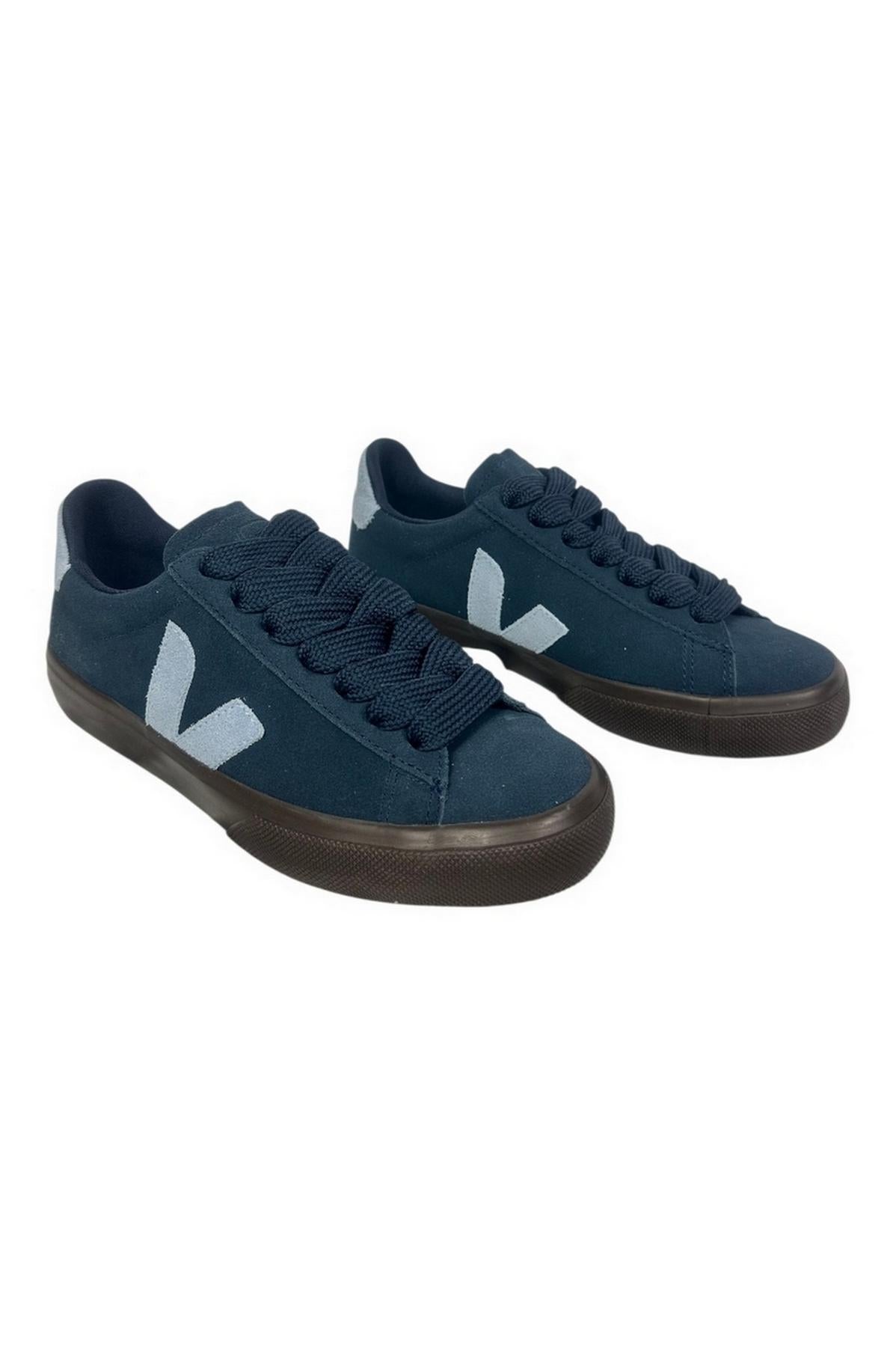 sneakers donna campo blu e azzurro 