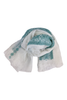 bufanda blanco/agua Gaynor Bongard