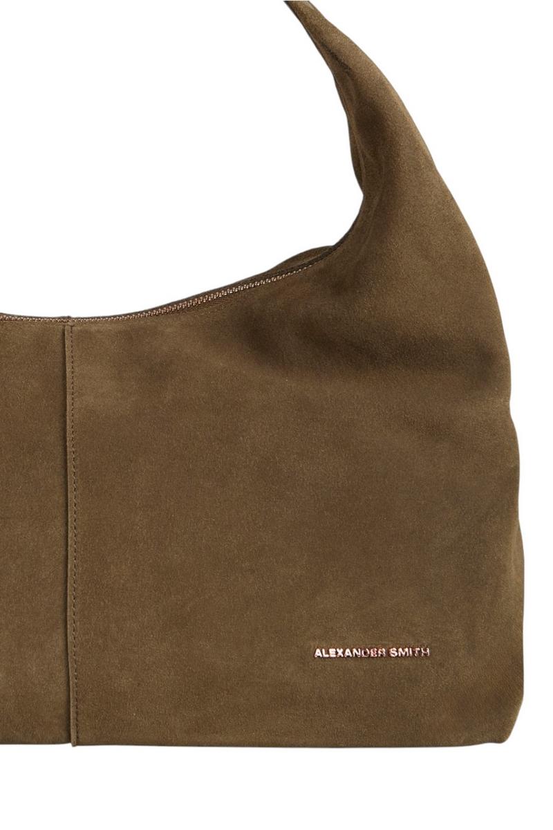 borsa donna chloe in suede militare 