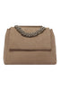 Orciani Sveva Twilight Mid bag in biscuit crocodile print nubuck