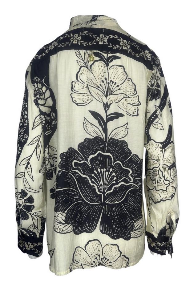 camicia con fiocco fantasia 