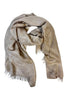 Gaynor Bongard women's beige lurex scarf