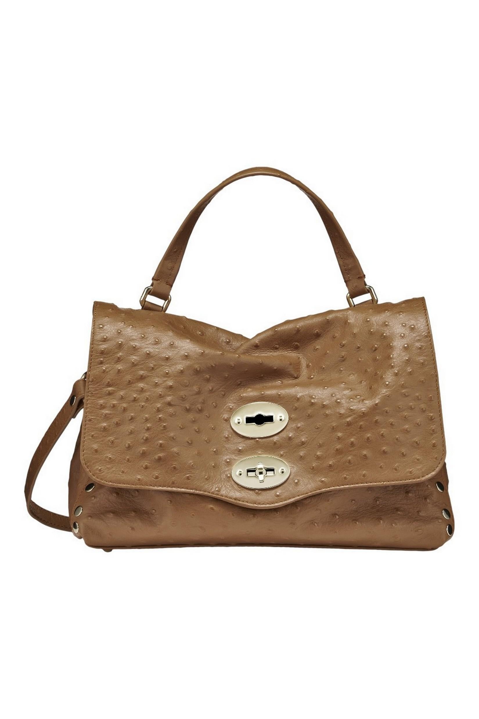 borsa donna postina small in cactus biscotto 