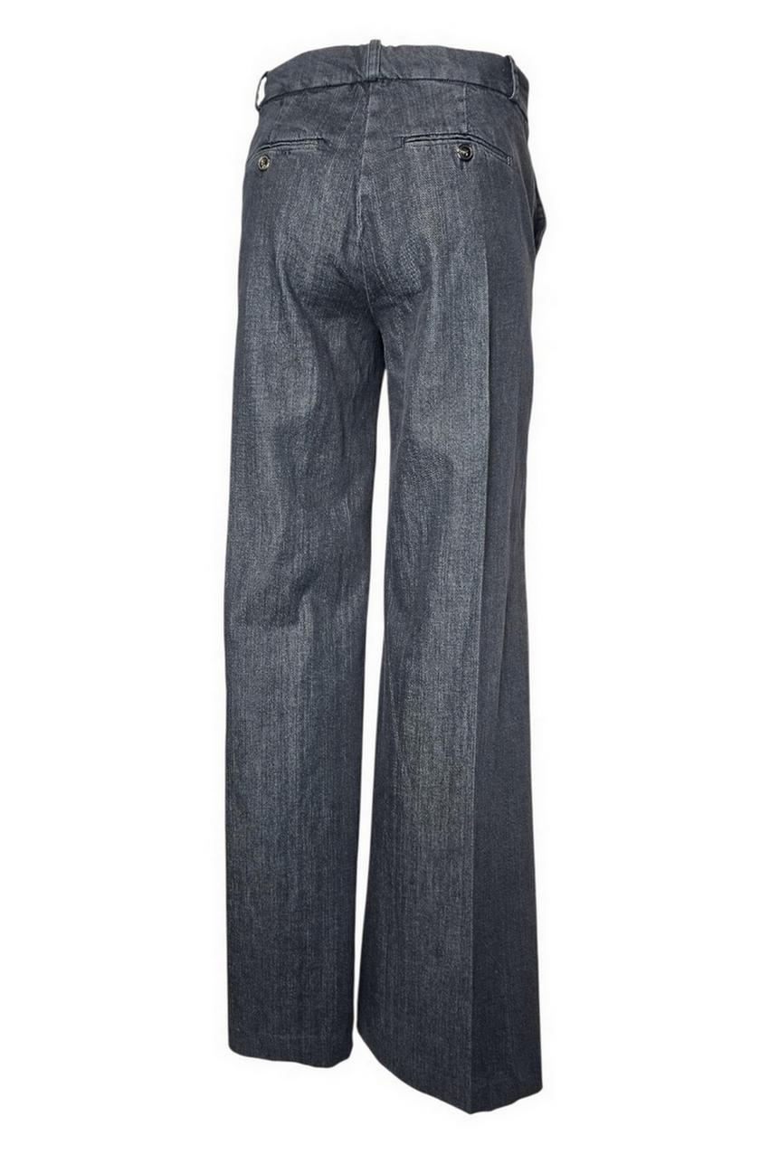 pantalone donna andrea in denim grigio 